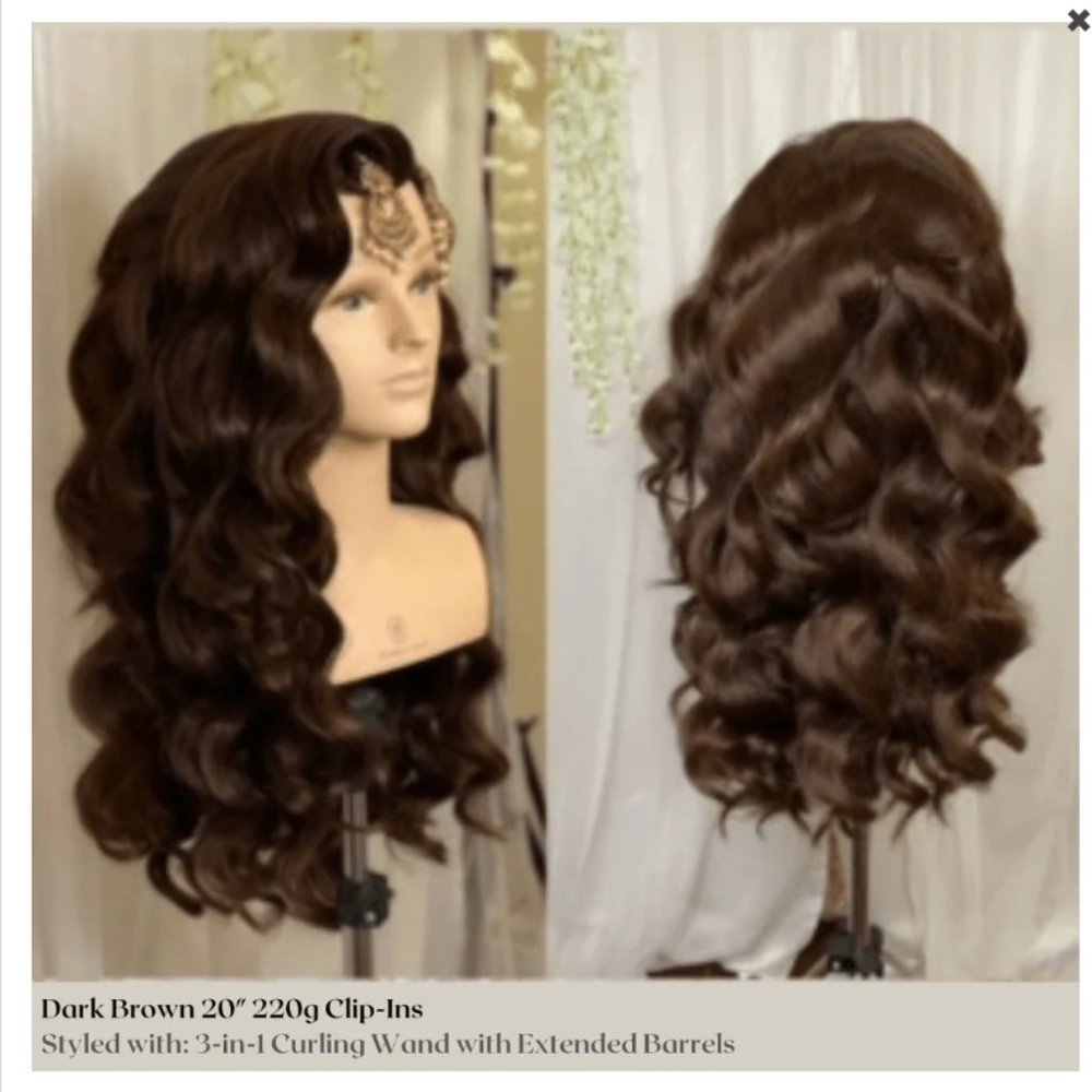 Bombay Hair Doll mannequin + table stand